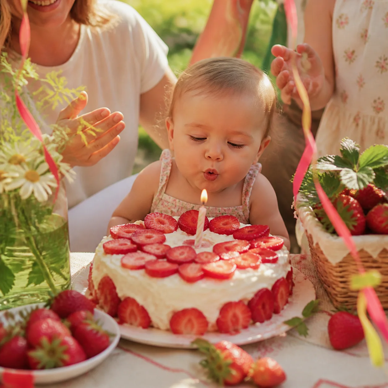 The first birthday cake